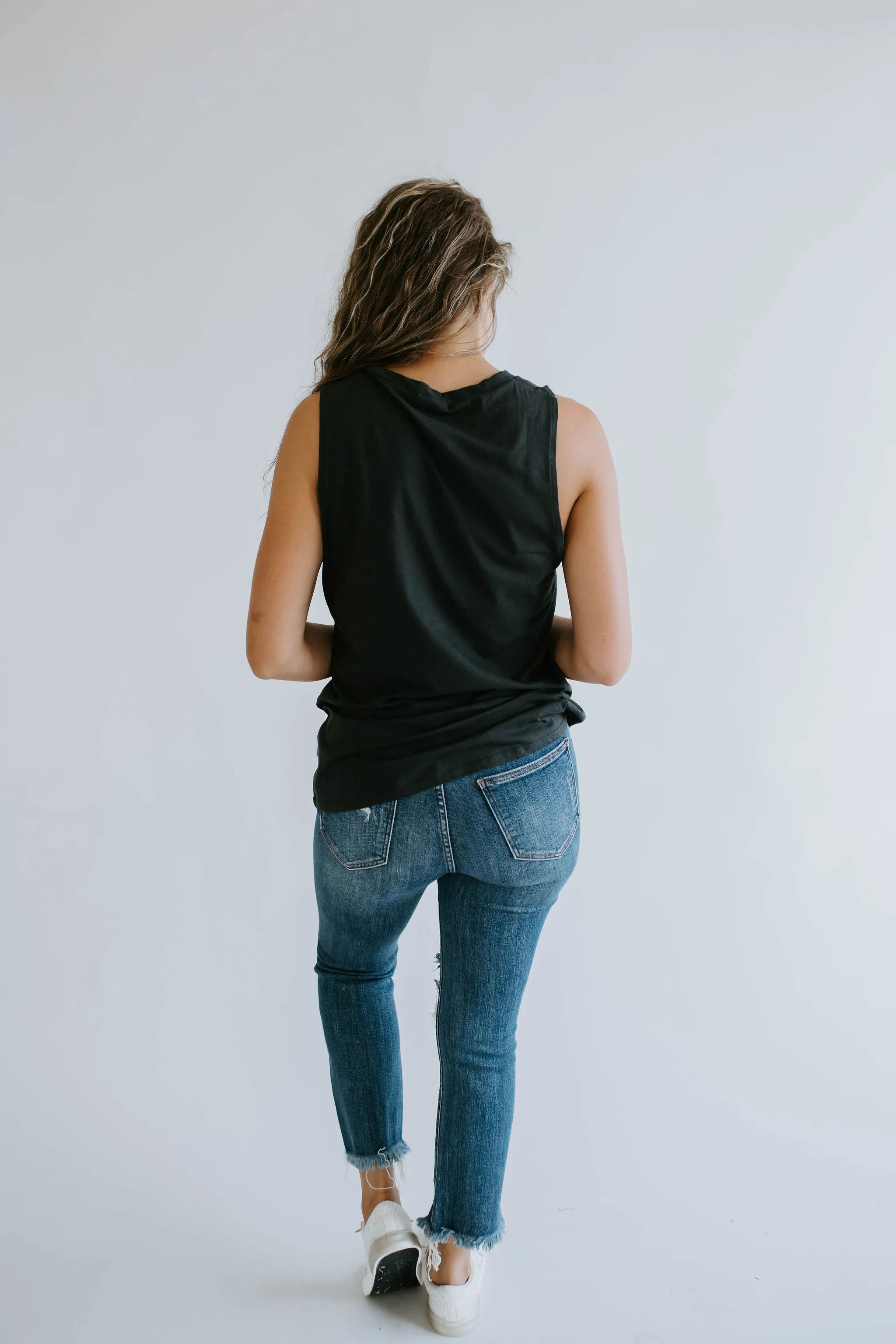 American Made Distressed Graphic Tank