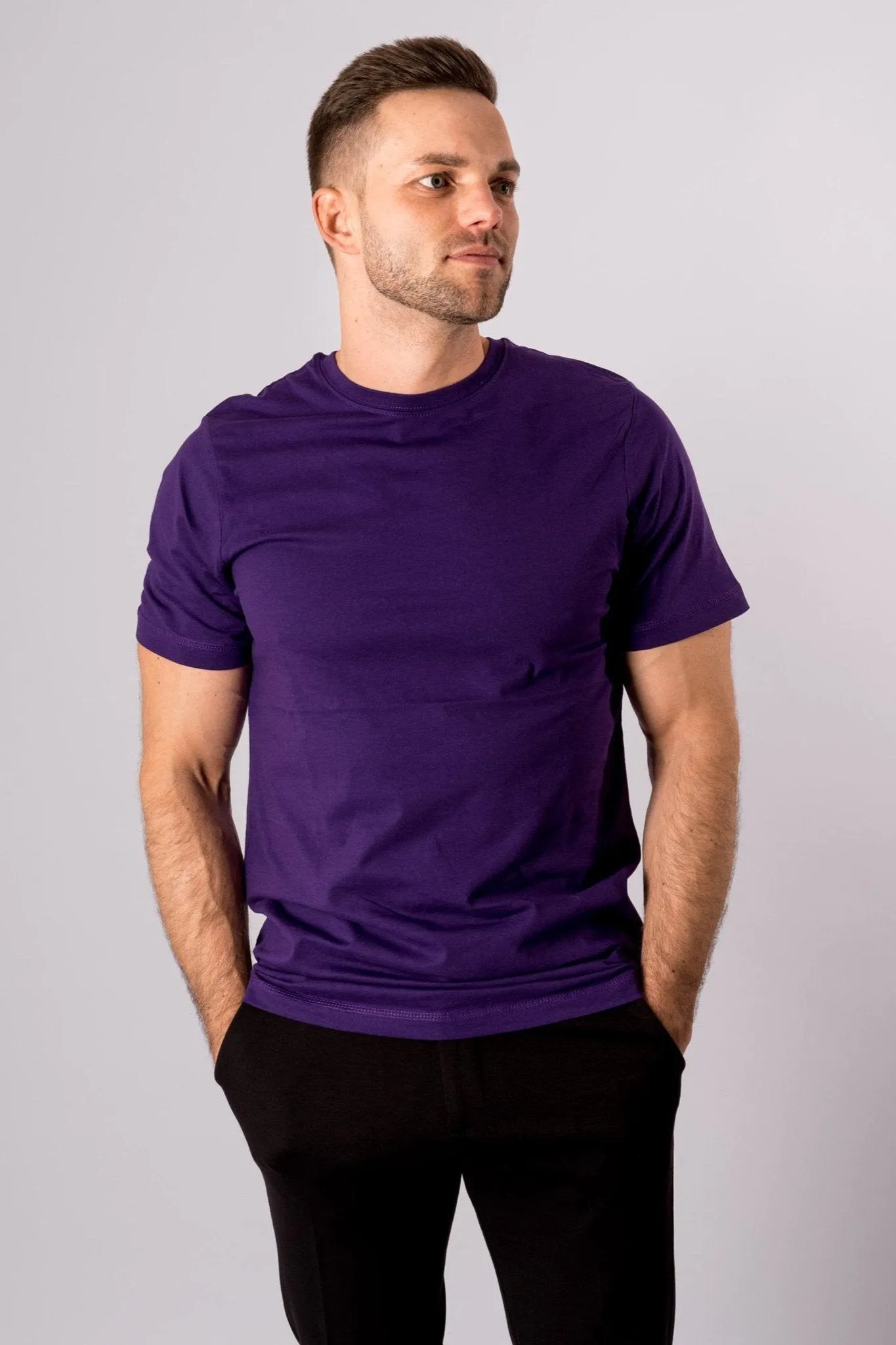 Basic T-shirt - Lilla