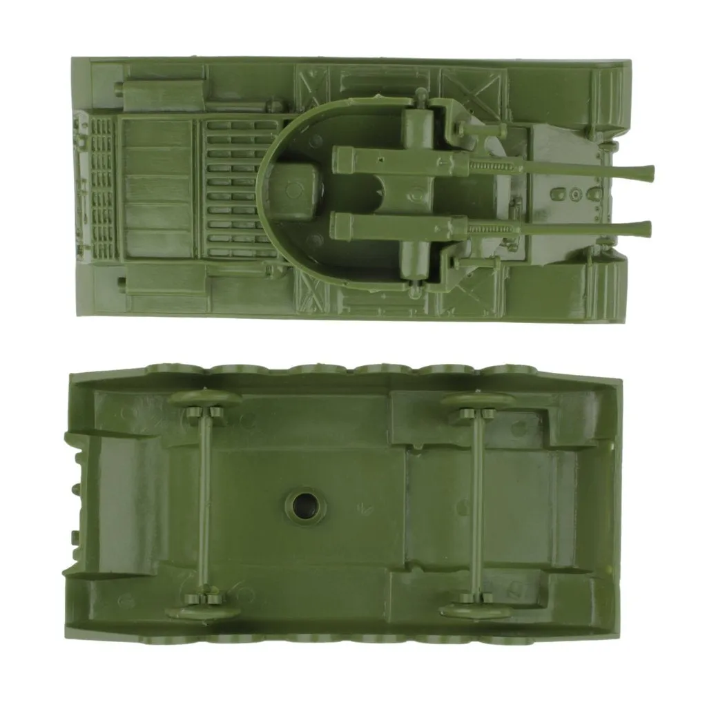 BMC Classic Payton Anti-Aircraft Tanks 4 Piece Set Olive Drab