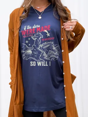 Cowgirl Stars V Neck