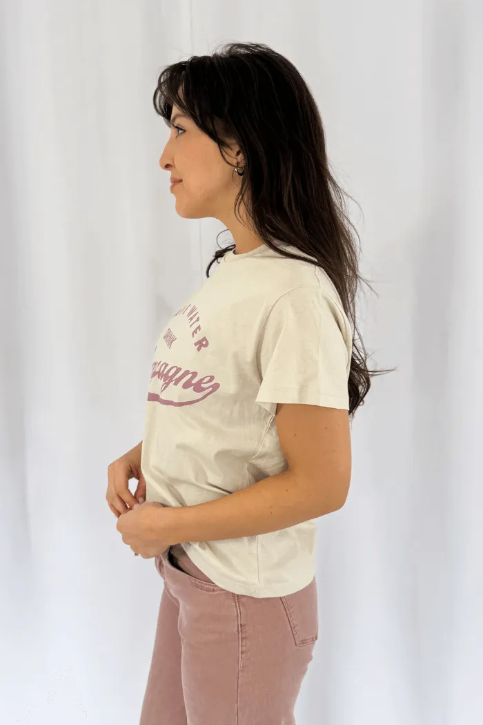 Drink Champagne Graphic T-Shirt