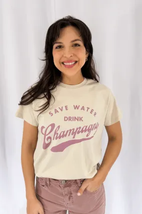 Drink Champagne Graphic T-Shirt