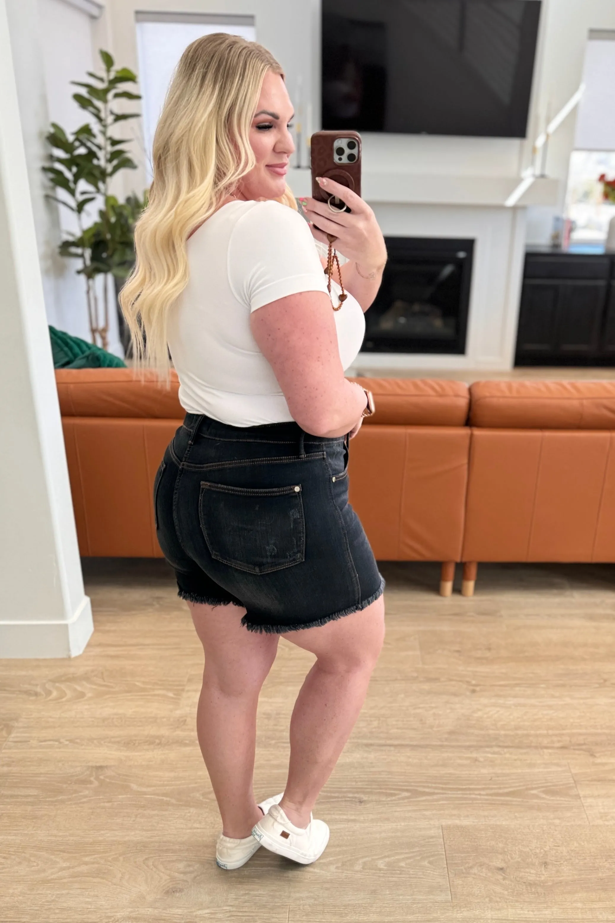 Ember Tummy Control Cutoffs