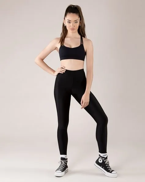 Energetiks Adult Black Roxy Crop Top AC33