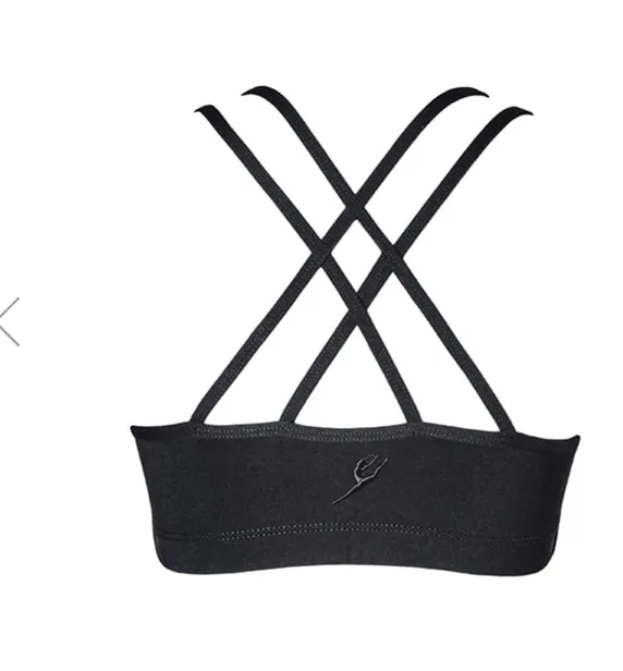 Energetiks Adult Black Roxy Crop Top AC33