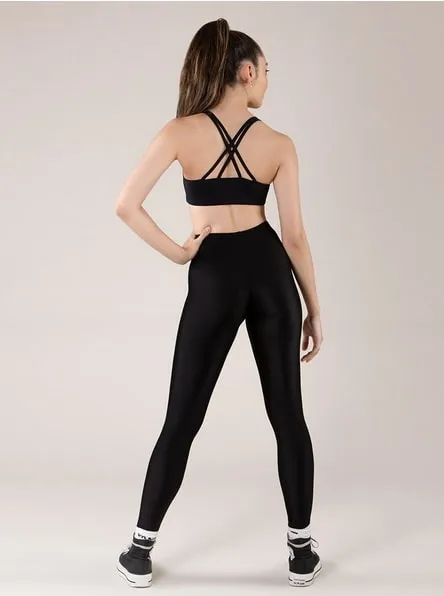 Energetiks Adult Black Roxy Crop Top AC33