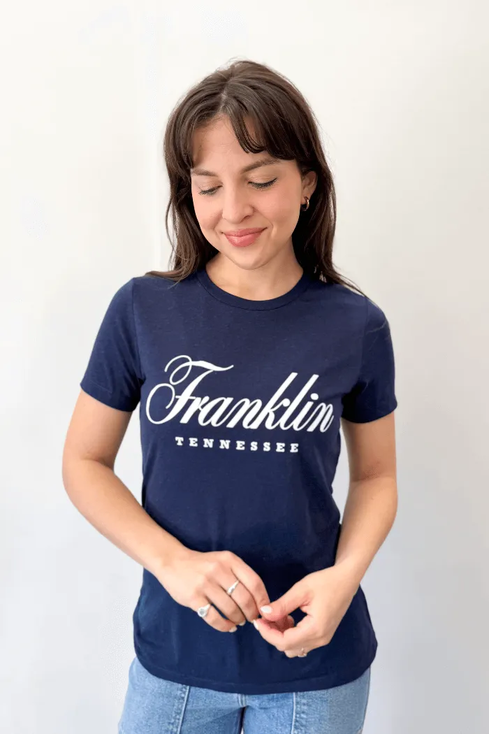 Franklin TN Navy Tee