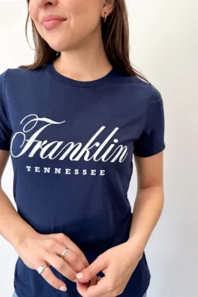Franklin TN Navy Tee