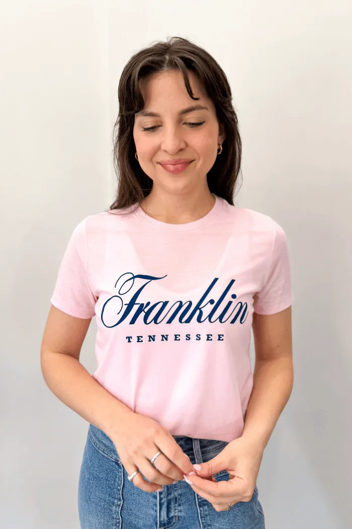 Franklin TN Pink Tee