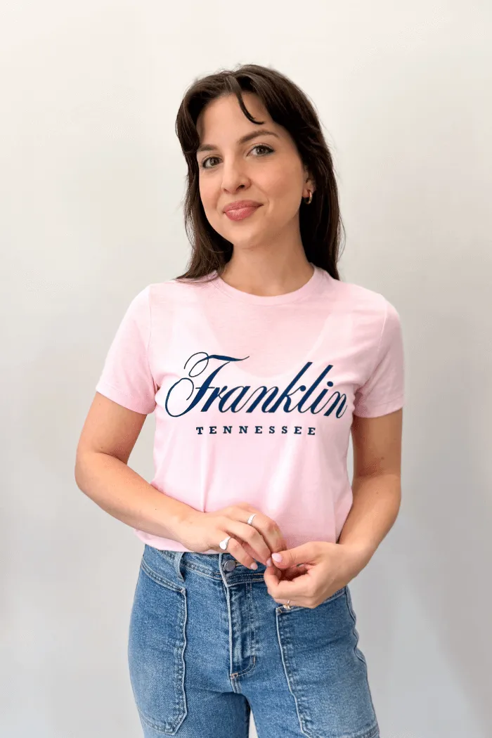 Franklin TN Pink Tee
