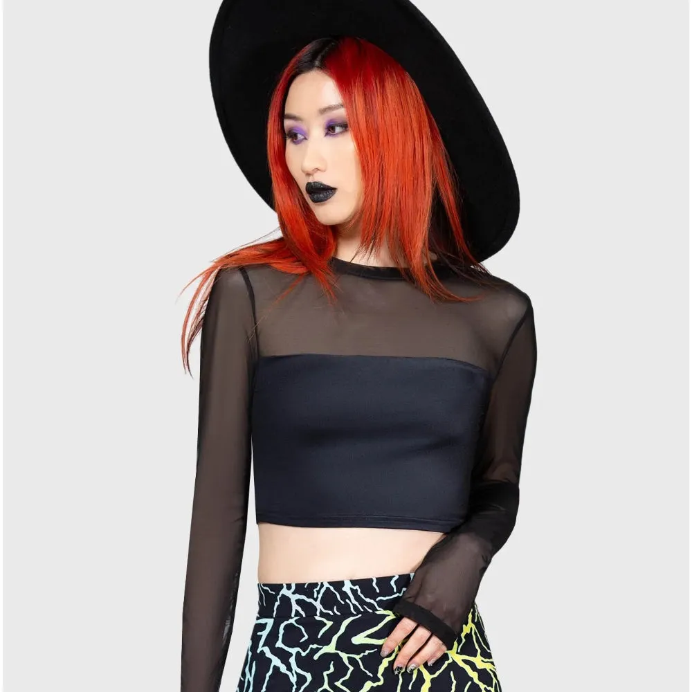 Ghoul Sweat Crop Top