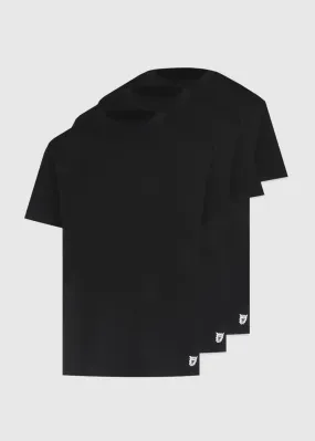HUMAN MADE: 3 PACK T-SHIRTS [BLACK]