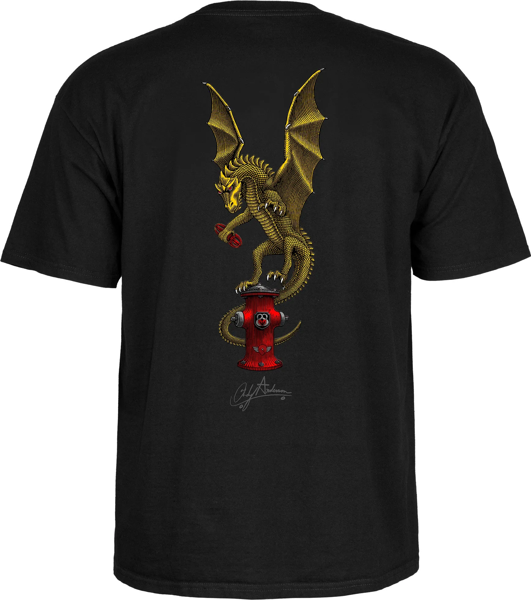 Powell Peralta Andy Anderson Vajra T-shirt - Black