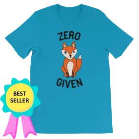 Zero Fox Given Tee (Adult S-4XL)